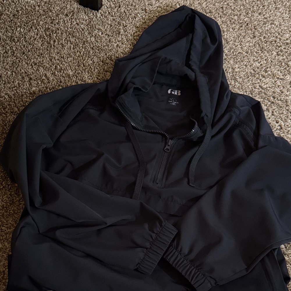 Women's Navy Windbreaker Jacket